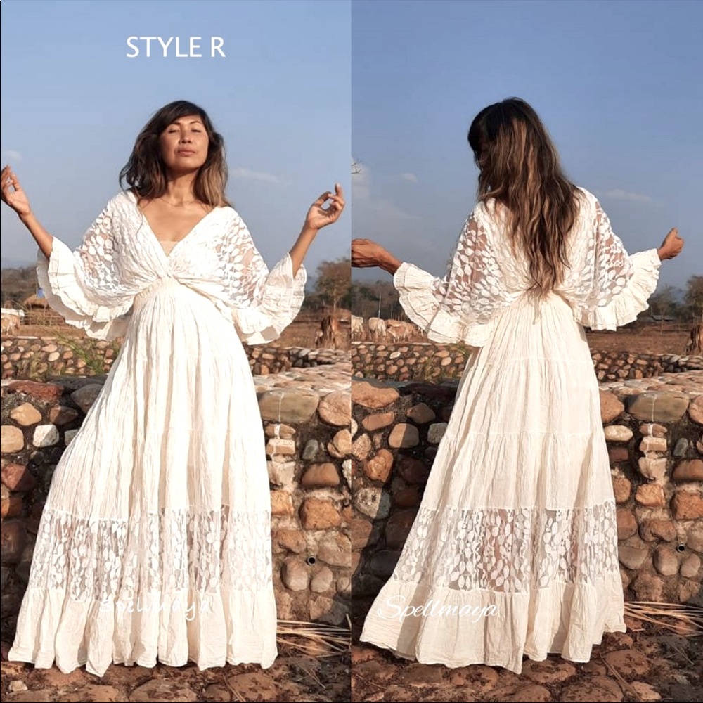 Handmade bohemian maxi dress